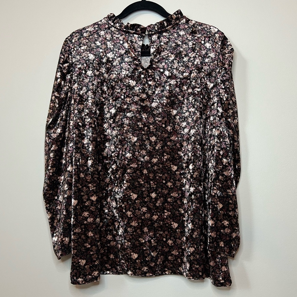 Cece Women’s Long Sleeve Blouse Size 3x Floral Multicolored - Picture 6 of 10